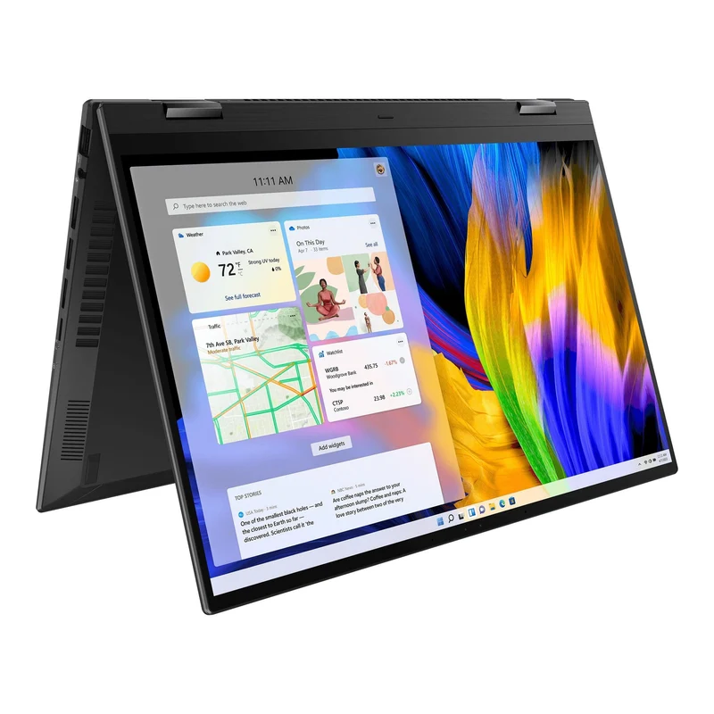 Asus Zenbook 14 Flip OLED UN5401RA-KU095WS Laptop (Jade Black) | 14" 4K (3840 x 2400) OLED | Ryzen™ 9 6900HX | 16GB LPDDR5 RAM | 512GB SSD | AMD Radeon™ Graphics | Windows 11 Home | MS Office Home & Student 2021 | Asus Sleeve