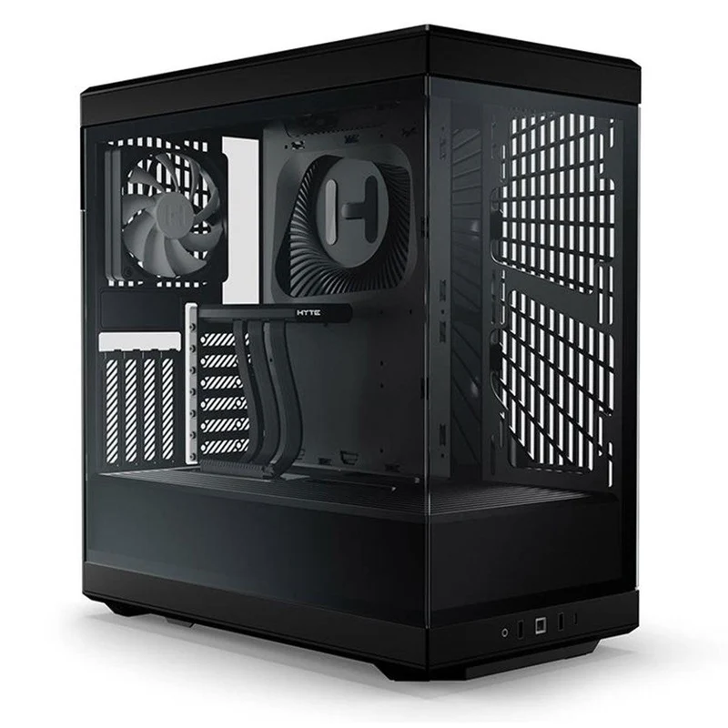 Hyte Y40 Mid-Tower ATX S-Tier Aesthetic Case (Black/Black)(CS-HYTE-Y40-B)