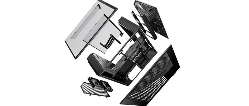 Hyte Y60 Dual Chamber Mid-Tower ATX Modern Aesthetic Case (Black/Black)