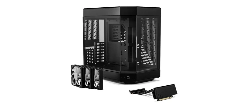 Hyte Y60 Dual Chamber Mid-Tower ATX Modern Aesthetic Case (Black/Black)