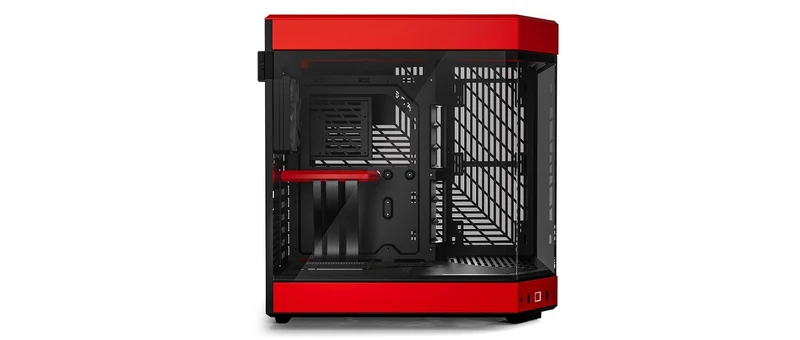 Hyte Y60 Dual Chamber Mid-Tower ATX Modern Aesthetic Case (Black/Red)