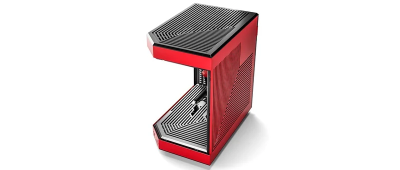 Hyte Y60 Dual Chamber Mid-Tower ATX Modern Aesthetic Case (Black/Red)