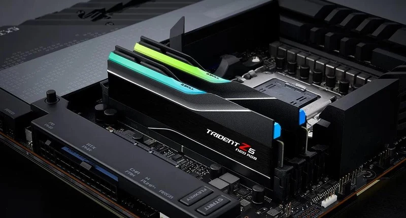 G.Skill Trident Z5 NEO RGB 32GB (2 X 16GB) DDR5 5600MHZ AMD EXPO Memory (F5-5600J2834F16GX2-TZ5NR)