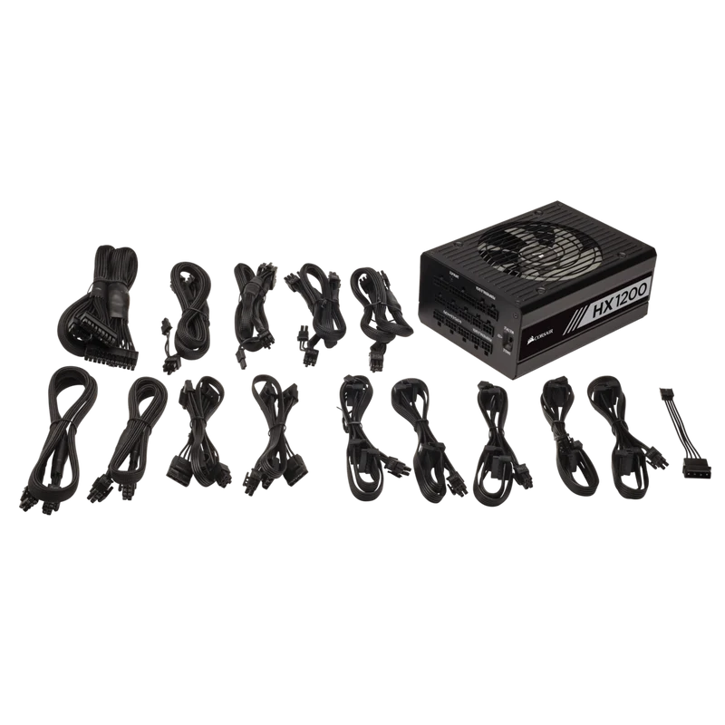CORSAIR HX SERIES HX1200 1200W 80 Plus Platinum Certified Fully Modular Power Supply