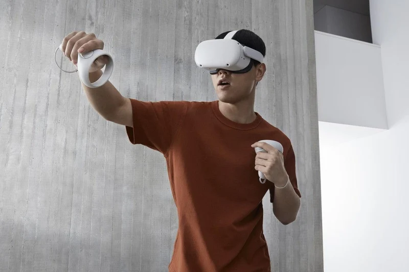 Oculus / Meta Quest 2 128gb All In One Vr Gaming Headset (White)