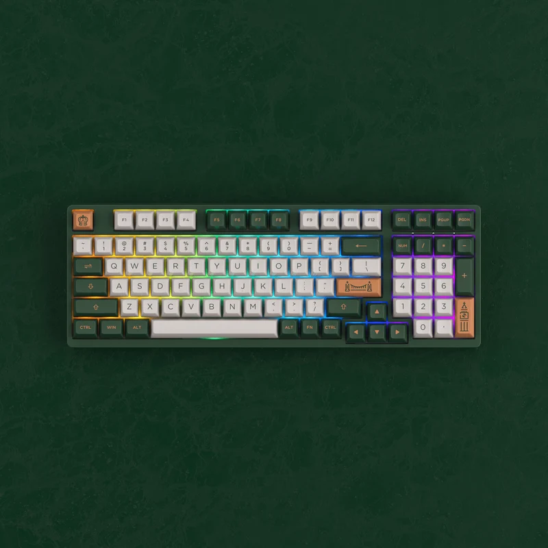 AKKO World Tour London 3098S Hotswappable RGB Mechanical Keyboard (Akko CS Silver)