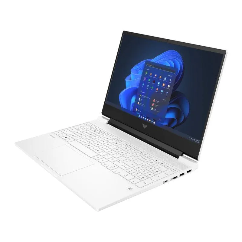 HP Victus 15-FB0091AX IPS Gaming Laptop (Ceramic White) | 15.6" FHD | Ryzen™ 7 5800H | 16 GB DDR4 | 512 GB SSD | RX 6500M | Windows 11 | MS Office Home & Student 2021 | HP Prelude 15.6" Topload Bag
