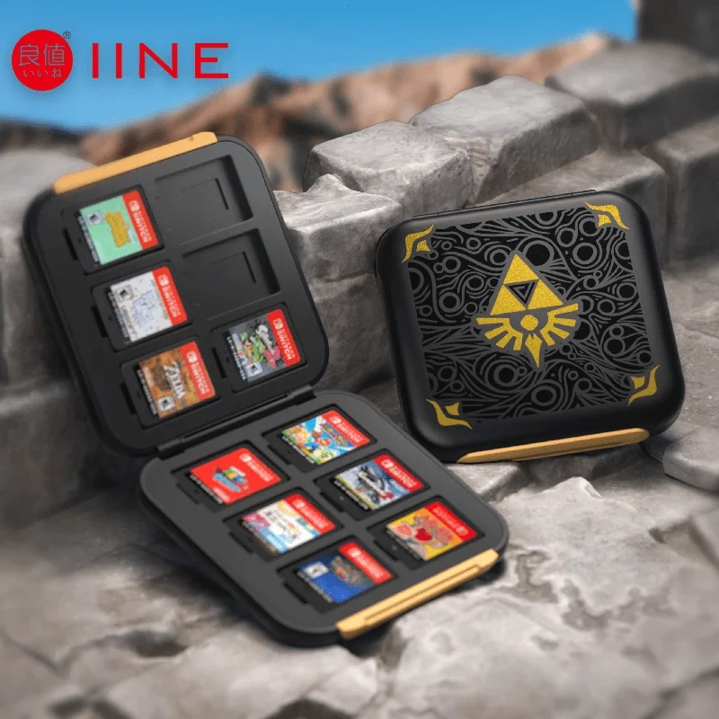 NSW IINE Game Card Case 6+6 Magnetic (Zelda) (L662)