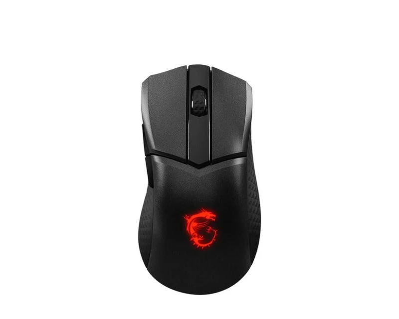 MSI Clutch GM31 RGB Lightweight Wireless Gaming Mouse With Charging Dock (Black)