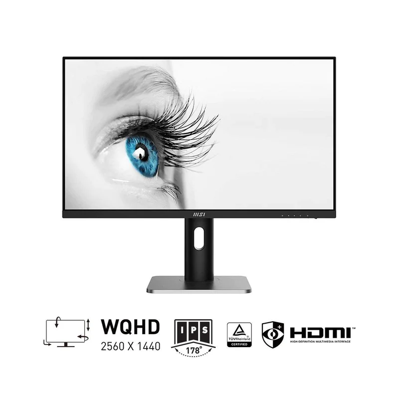 MSI Pro MP273QP 27-INCH WQHD Eye Care Monitor (Black)