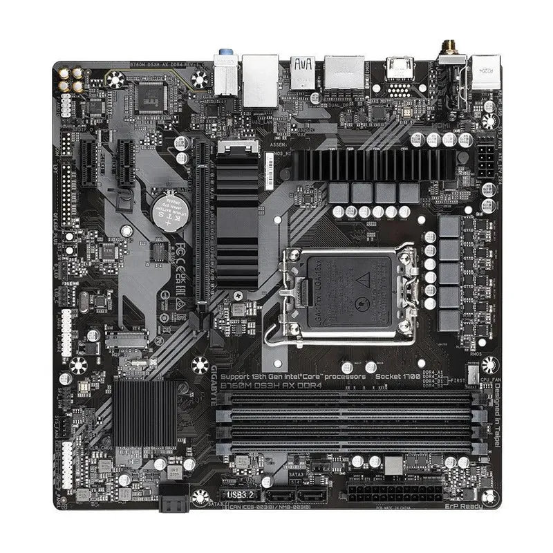 Gigabyte B760M DS3H AX DDR4 Ultra Durable Motherboard