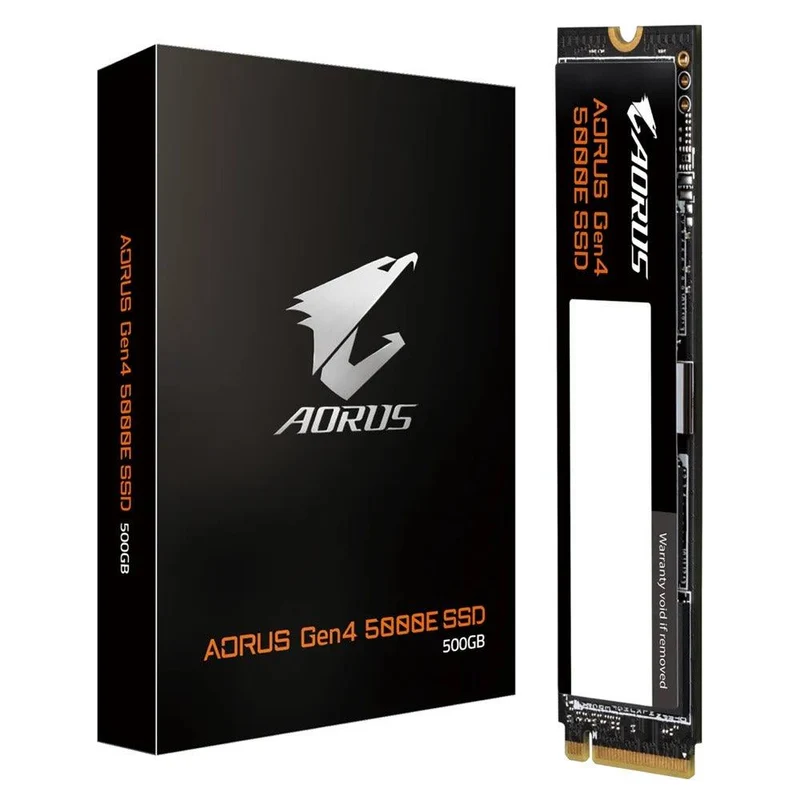Gigabyte Aorus 500GB Gen4 5000E NVME M.2 PCIE X4 SSD (AG450E500G-G)
