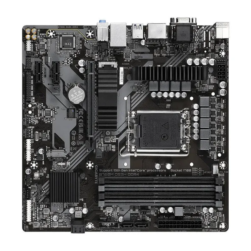 Gigabyte B760M DS3H DDR4 Ultra Durable Motherboard
