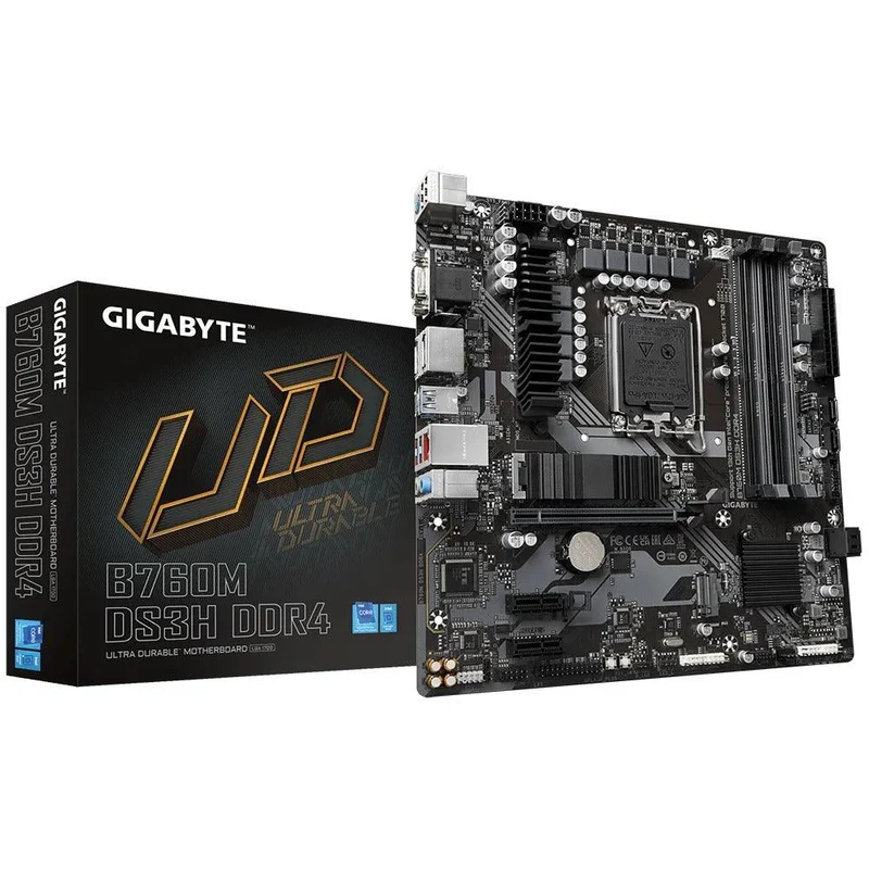 Gigabyte B760M DS3H DDR4 Ultra Durable Motherboard