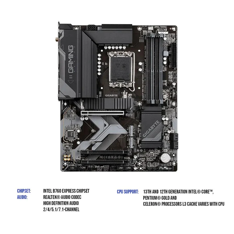 Gigabyte B760 Gaming X AX DDR4 Motherboard