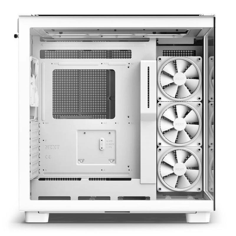 NZXT H9 Elite Premium Dual-Chamber Mid-Tower Airflow Case (Matte White) (CM-H91EW-01)