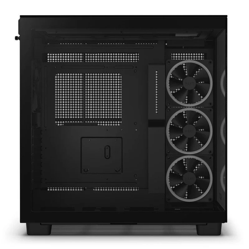 NZXT H9 Elite Premium Dual-Chamber Mid-Tower Airflow Case (Matte Black) (CM-H91EB-01)