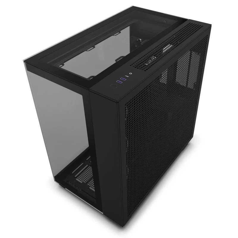 NZXT H9 Elite Premium Dual-Chamber Mid-Tower Airflow Case (Matte Black) (CM-H91EB-01)