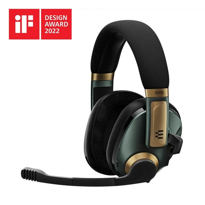 Epos H3PRO Hybrid Closed Acoustic Wireless Gaming Headset (Racing Green)