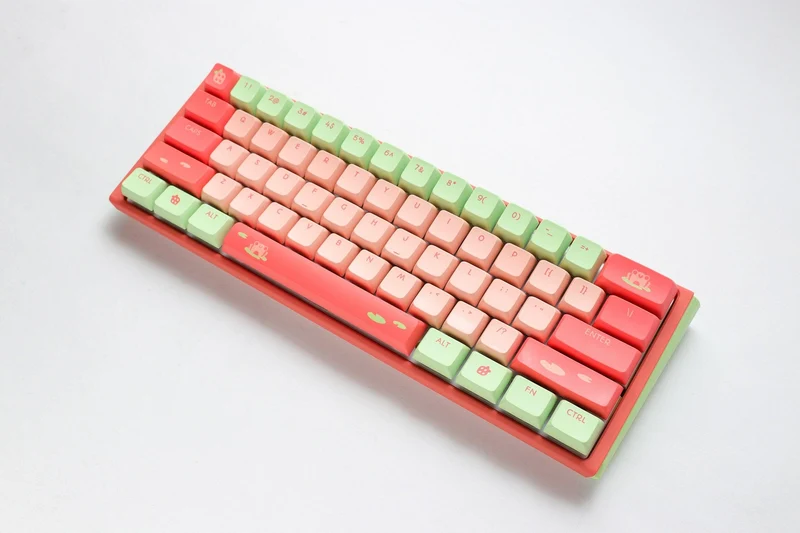 Ducky X MK Strawberry Frog One 3 Mini Hotwap RGB Mechanical Keyboard (Cherry RGB Brown) (DKON2161ST-BUSPHSFTPGC1)