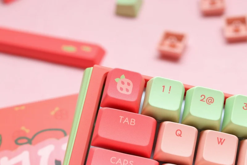 Ducky X MK Strawberry Frog One 3 Mini Hotwap RGB Mechanical Keyboard (Cherry RGB Brown) (DKON2161ST-BUSPHSFTPGC1)