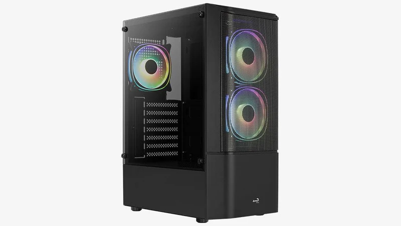 Aerocool Quantum Mesh-G-BK-V3 Mid-Tower Case (Black)