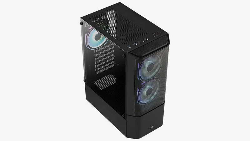 Aerocool Quantum Mesh-G-BK-V3 Mid-Tower Case (Black)