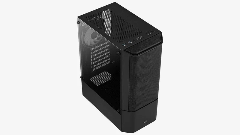 Aerocool Quantum Mesh-G-BK-V3 Mid-Tower Case (Black)