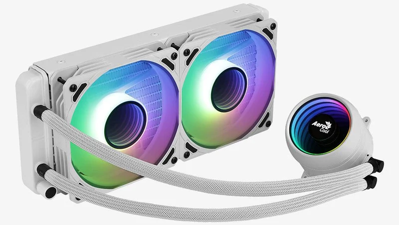 Aerocool Mirage L240 240MM ARGB Liquid Cpu Cooler (White)