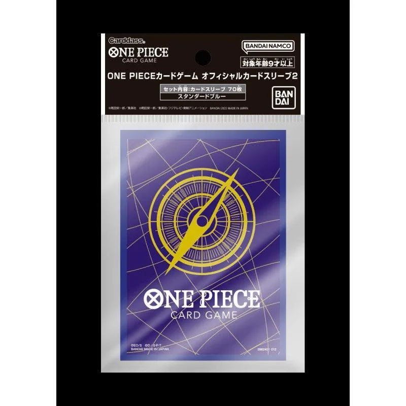 One Piece Card Game Official Sleeve Version 2 (Blue)