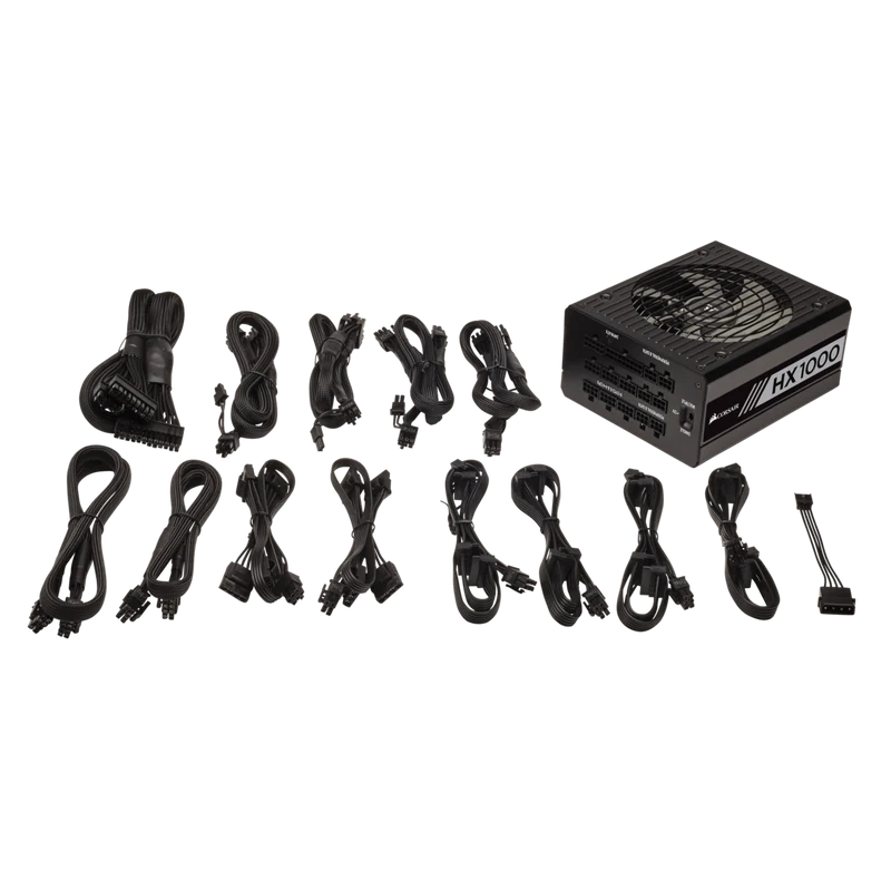 CORSAIR HX Series HX1000 1000W 80 Plus Platinum Modular Power Supply