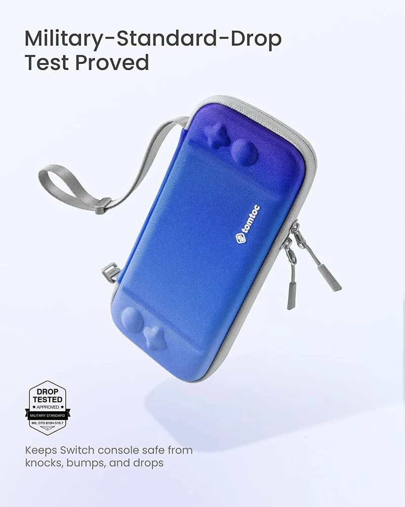 NSW Tomtoc Fancy Series 2 Slim Protective Case For N-Switch OLED / N-Switch (Sky Blue) (A0531B1)