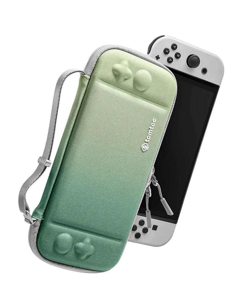 NSW Tomtoc Fancy Series 2 Slim Protective Case For N-Switch OLED / N-Switch (Matcha Green) (A0531T2)