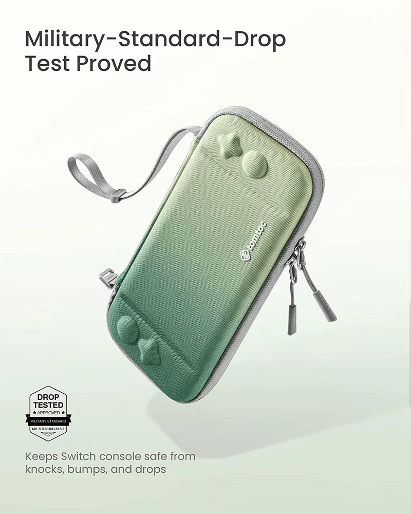 NSW Tomtoc Fancy Series 2 Slim Protective Case For N-Switch OLED / N-Switch (Matcha Green) (A0531T2)