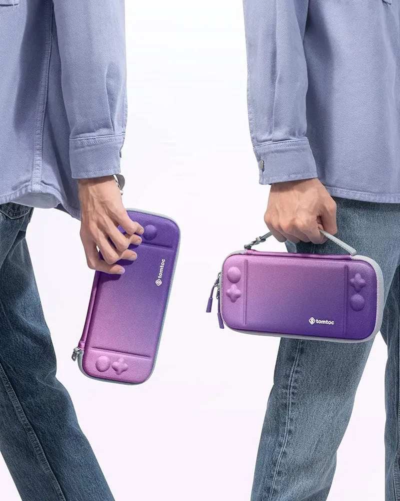 NSW Tomtoc Fancy Series 2 Slim Protective Case For N-Switch OLED / N-Switch (Iris Purple) (A0531V1)
