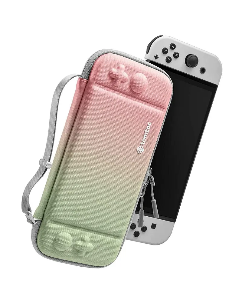 NSW Tomtoc Fancy Series 2 Slim Protective Case For N-Switch OLED / N-Switch (Cherry Blossom) (A0531P1)