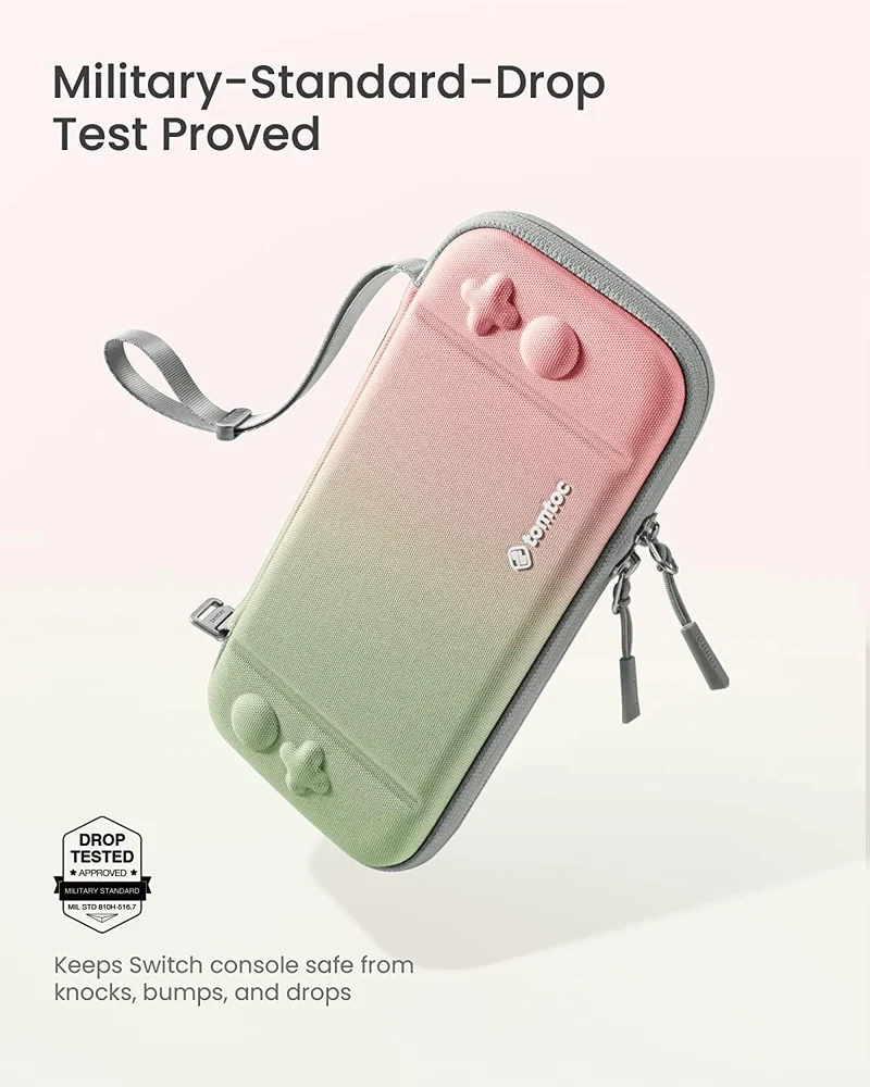 NSW Tomtoc Fancy Series 2 Slim Protective Case For N-Switch OLED / N-Switch (Cherry Blossom) (A0531P1)