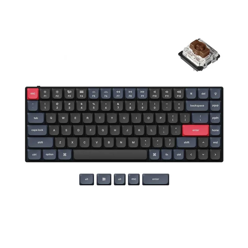 Keychron S1 QMK Custom Mechanical RGB Backlight Keyboard (Brown Switch) (S1B3)