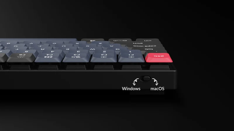 Keychron S1 QMK Custom Mechanical RGB Backlight Keyboard (Blue Switch) (S1B2)