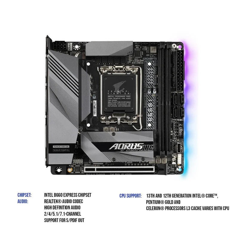 Gigabyte B660i Aorus Pro DDR4 Gaming Motherboard