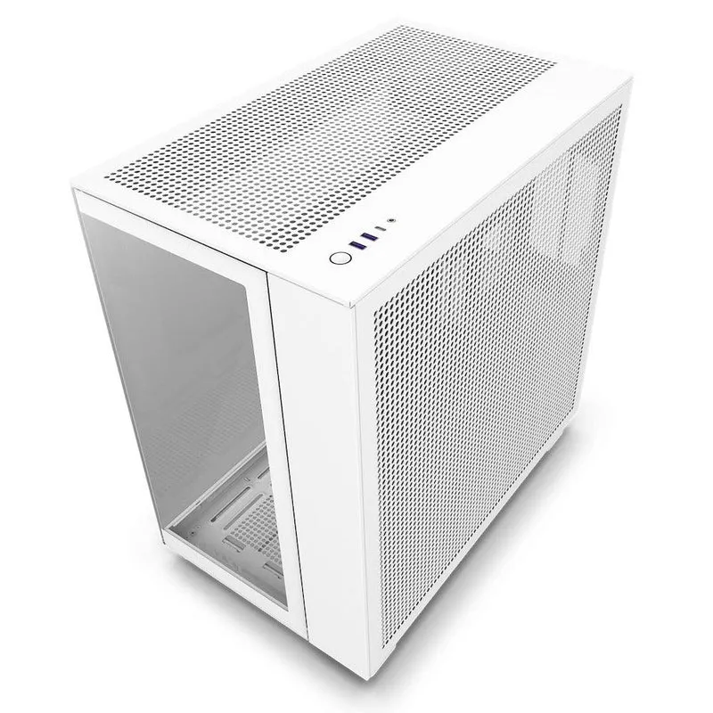 NZXT H9 Flow Dual-Chamber Mid-Tower Airflow Case (Matte White) (CM-H91FW-01)