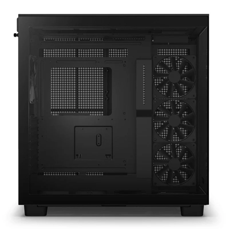 NZXT H9 Flow Dual-Chamber Mid-Tower AirFlow Case (Matte Black) (CM-H91FB-01)
