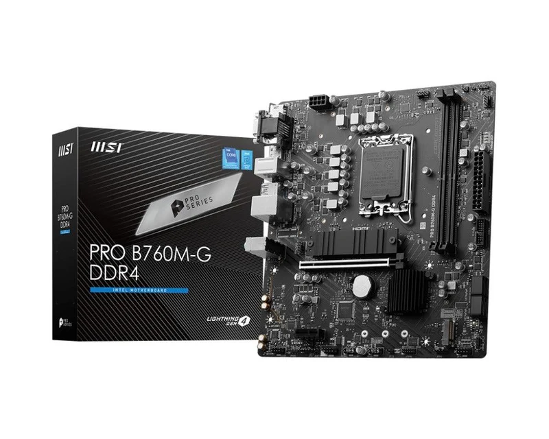 MSI Pro B760M-G DDR4 Motherboard