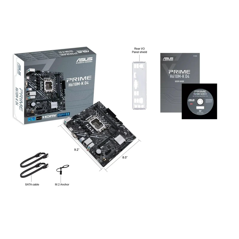 Asus Prime H610M-K D4 Motherboard
