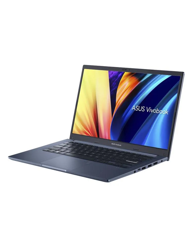 Asus Vivobook 14 X1402ZA-AM441WS Laptop (Quiet Blue) | 14" FHD | i7-1260P | 8GB RAM | 512GB SSD | Intel® UHD Graphics | Windows 11 Home | MS Office Home & Student 2021 | Asus BP1504 Casual Backpack