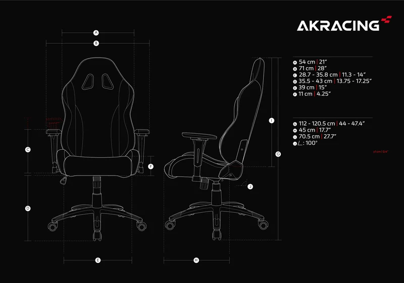 AKRACING California Gaming Chair (Ojai Black)