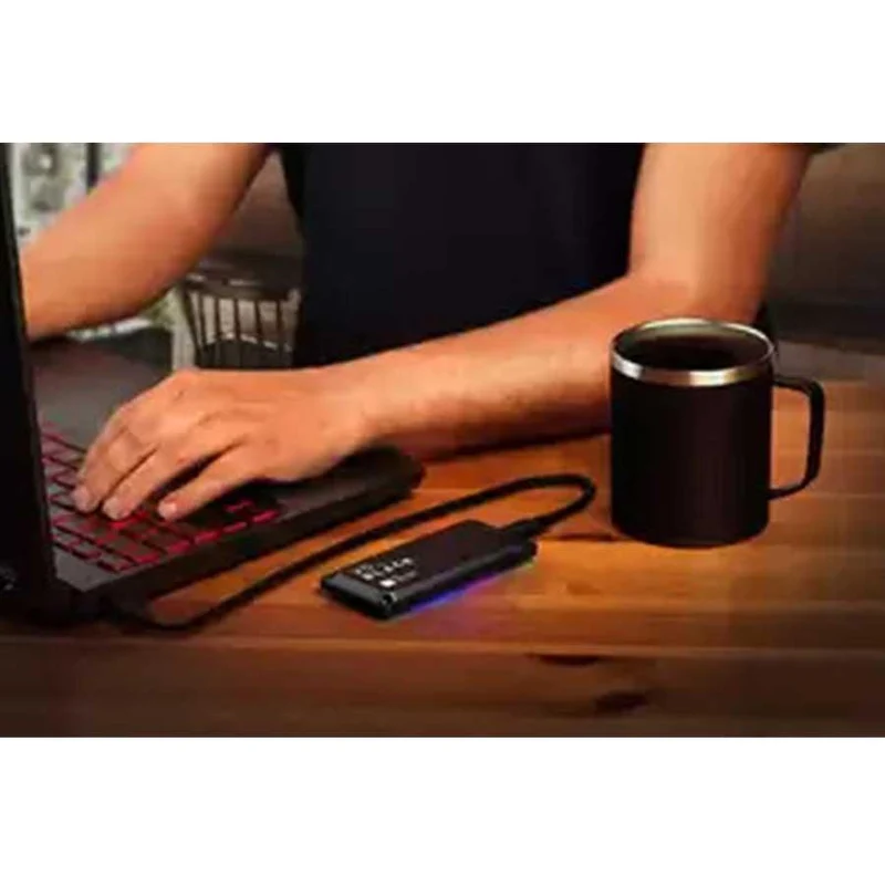 WD Black P40 1TB Portable Gaming External SSD Compatible With PS5/PS4/XBOX/PC (WDBAWY0010BBK-WESN)
