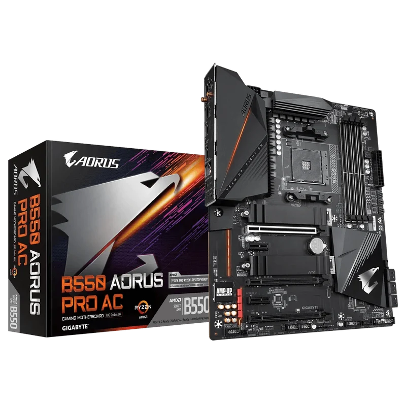 GIGABYTE B550 Aorus Pro AC Gaming Motherboard