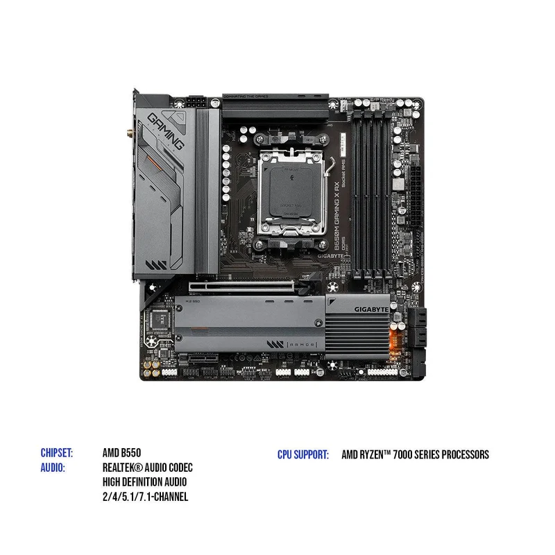 Gigabyte B650M Gaming X AX Motherboard