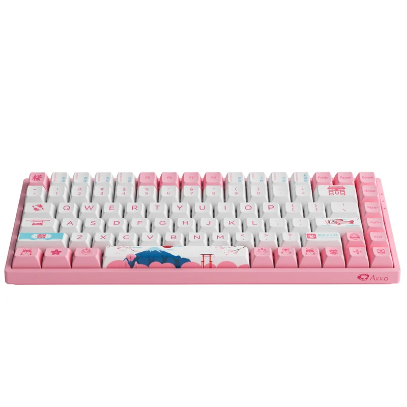 AKKO World Tour Tokyo R2 3084B Plus Hot-Swappable Multi-Mode RGB Mechanical Keyboard (AKKO CS Jelly Purple)